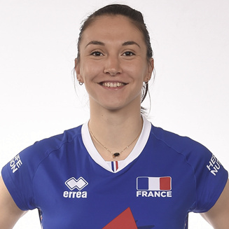 Héléna Cazaute, volleyeuse de l'équipe de France