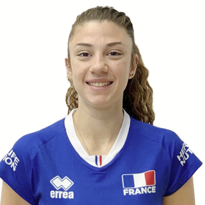 Lisa Arbos, volleyeuse de l'équipe de France