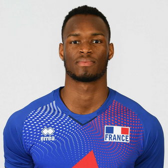 Mousse Gueye, volleyeur de l'équipe de France