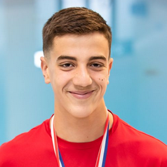 Luca Barnat, poloïste de l'équipe de France